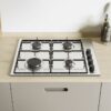 .AT.PLACA GAS CANDY CHW6LBX/4U2 4F 60CM INOX NAT. - Imagen 2