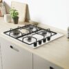 .AT.PLACA GAS CANDY CHW6LBX/4U2 4F 60CM INOX NAT. - Imagen 4