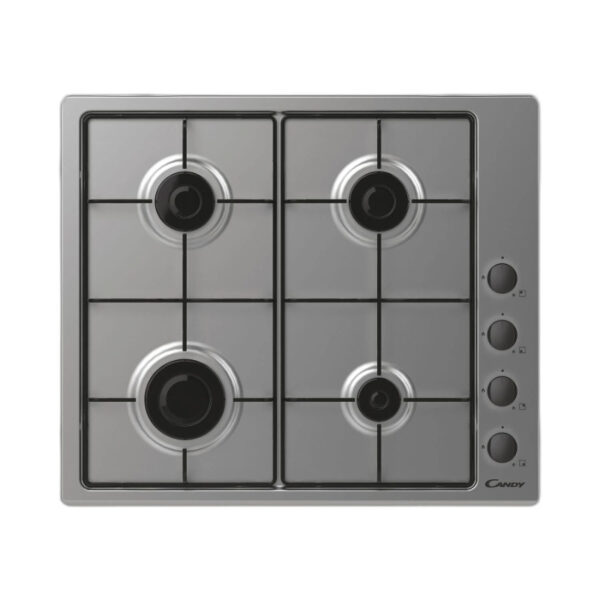 .AT.PLACA GAS CANDY CHW6LBX/4U2 4F 60CM INOX NAT. - Imagen 6