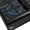 .AT.PLACA GAS EXACT FLAME GZC 64320 XBA 112570191 4F C/WOK 60CM CRIST - Imagen 6