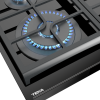 .AT.PLACA GAS EXACT FLAME GZC 64320 XBA 112570191 4F C/WOK 60CM CRIST - Imagen 8