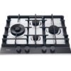 .AT.PLACA GAS HAIER HAHG6D5TX 4F C/WOK 60CM INOX - Imagen 2