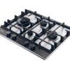 .AT.PLACA GAS HAIER HAHG6D5TX 4F C/WOK 60CM INOX - Imagen 3