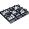 .AT.PLACA GAS HAIER HAHG6D5TX 4F C/WOK 60CM INOX - Imagen 4