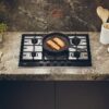 .AT.PLACA GAS HAIER HAHG7W5TX 5F C/WOK 75CM INOX - Imagen 5
