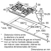 .AT.PLACA GAS SIEMENS EP7A6QB90 5F C/WOK CRISTAL 75CM - Imagen 7