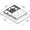 .AT.PLACA MIXTA TEKA JZC63312ABNBK 3F Z.21CM C/WOK 4000W 60CM NGA 112 - Imagen 10