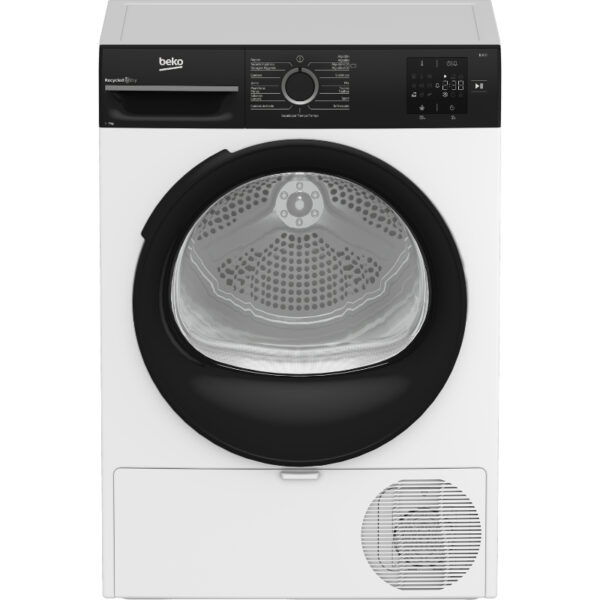 .AT.SECADORA BOMBA CALOR BEKO BM3T37230W 7KG A+