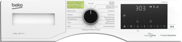 .AT.SECADORA BOMBA CALOR BEKO DH9532GAO 9KG A+++ VAPOR INVERTER - Imagen 4