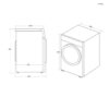 .AT.SECADORA BOMBA CALOR HAIER HD100-A2939E-IB 10KG A++ I-REFRESH BCA - Imagen 13