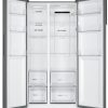 AMERICANO HAIER HSR3918ENPG 177.5X90.8 NF E INVERTER 528L PLATA - Imagen 2