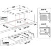 .AT.VITROCERAMICA WHIRLPOOL AKT8090/NE 4FUEGOS - Imagen 2