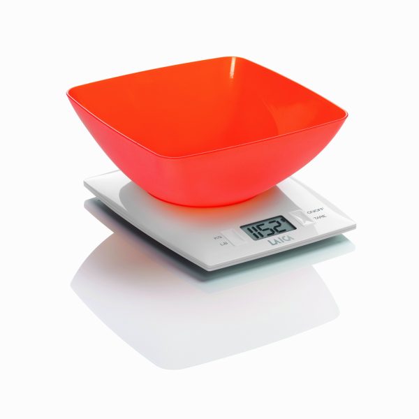 BALANZA COCINA LAICA KS1012O 3KG ELECTRON.NARANJA - Imagen 2