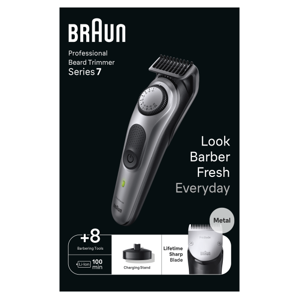 BARBERO BRAUN BT7420 7ACCESORIOS C/CUCHILLA