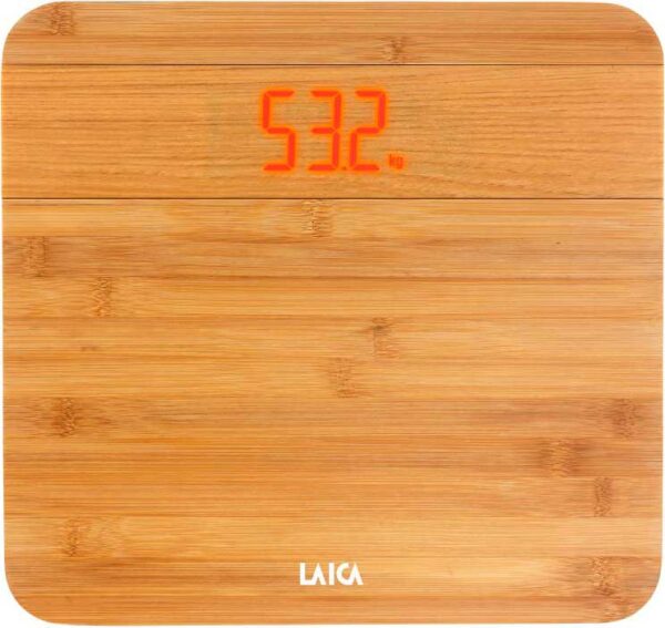 BASCULA BAÑO LAICA PS1067D 150KG.ELEC.MADERA BAMBO - Imagen 4