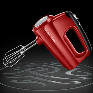 BATIDORA AMASADOR.RUSSELL HOBBS 24670-56 350W ROJA