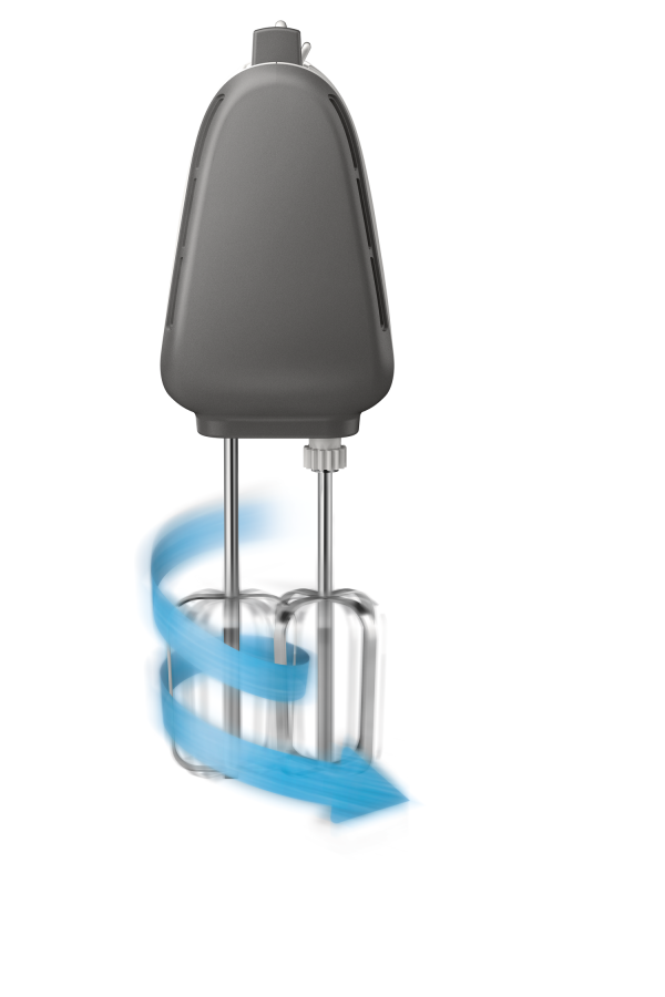 BATIDORA AMASADORA PHILIPS HR3740/00 450W 5VEL+TUR - Imagen 3