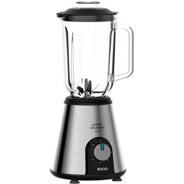 BATIDORA VASO SOGO SS5530 1000W 1,5L JARRA CRISTAL - Imagen 5