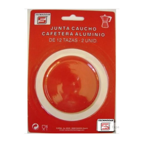 BLISTER 2 JUNTAS GOMA CAFETERA 12T ALUMIN.01485 - Imagen 2