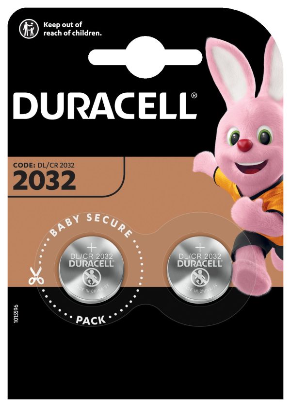 BLISTER 2 PILAS BOTON DURACELL CR2032