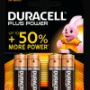 BLISTER 4 PILAS DURACELL PLUS POWER AA (LR06) K4 - Imagen 2