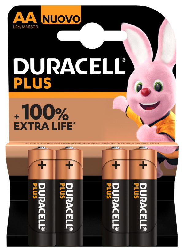 BLISTER 4 PILAS DURACELL PLUS POWER AA (LR06) K4