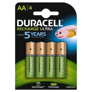 BLISTER 4 PILAS RECARGABLE DURACELL AA