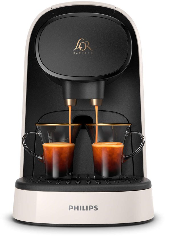 CAFET.CAP.PHILIPS L'OR BARISTA LM8012/00 COMP.NESPRESSO BLANCA - Imagen 2