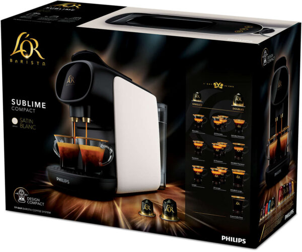 CAFET.PHILIPS L'OR BARISTA SUBLIME LM9012/00 COMP.NESPRESSO BLANCA MA - Imagen 5