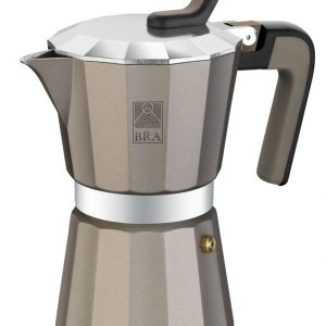 CAFETERA BRA TITANIUM ALUMINIO VITRO