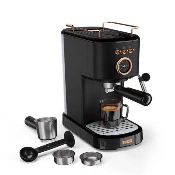 CAFETERA EXPRESS PRINCESS 249417 20BAR 1,2L MOLIDO/CAPSULAS NESPRESSO - Imagen 5