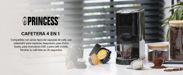 CAFETERA EXPRESS PRINCESS 249450 MULTICAPSULA NESPRESSO/DOLCE GUSTO/M - Imagen 32