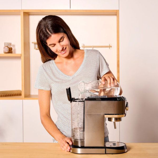 CAFETERA EXPRESS SOLAC CE4520 20BAR INOX SELECC.TEMPERATURA Y CANTIDAD - Imagen 10
