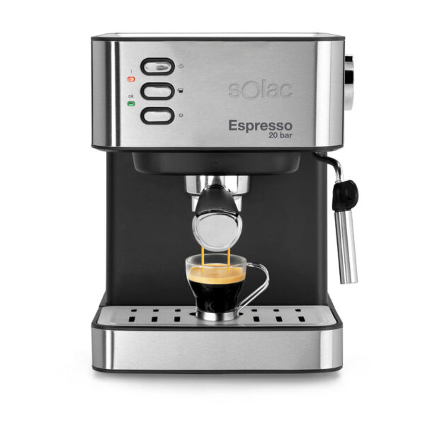 CAFETERA EXPRESS SOLAC S92010800 CE4481 20BAR INOX