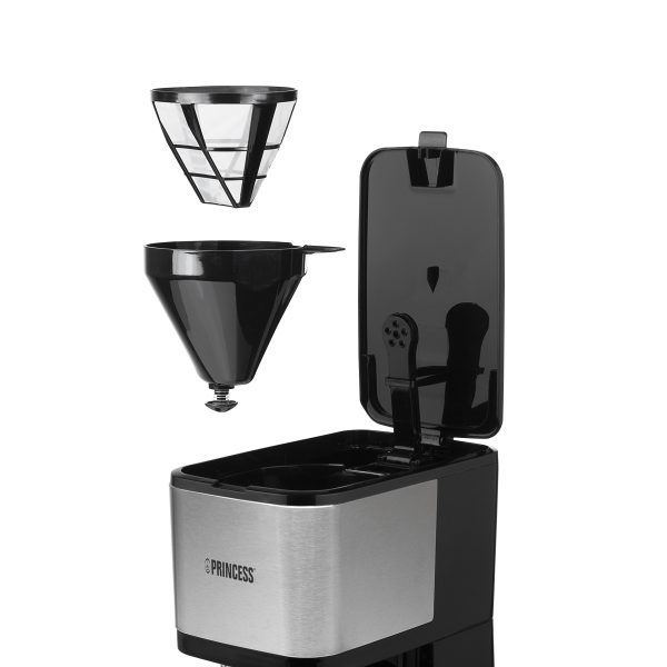 CAFETERA GOTEO PRINCESS 246031 12T FRONTAL INOX - Imagen 6