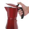 CAFETERA ITALIANA JATA INDUCCION ROJA VULCANO - Imagen 2