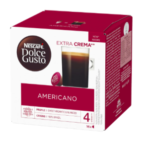 CAJA 3 PAQ.DOLCE GUSTO CAFE AMERICANO 12528236