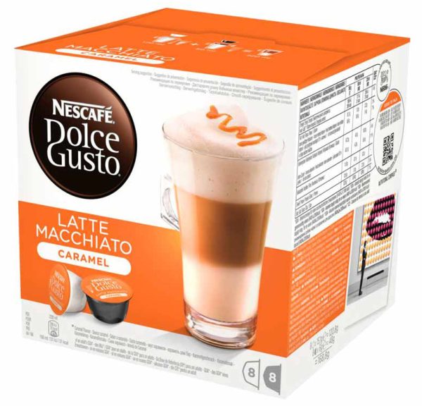 CAJA 3 PAQ.DOLCE GUSTO CARAMEL LATTE MACH.12422409 - Imagen 3