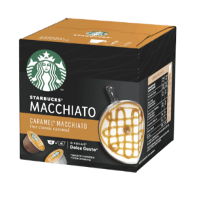 CAJA 3 PAQ.DOLCE GUSTO STARBUCKS CARAMEL MACCHIATO 12522610