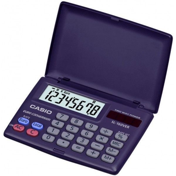 CALCULADORA BOLSILLO CASIO SL160VER - Imagen 2