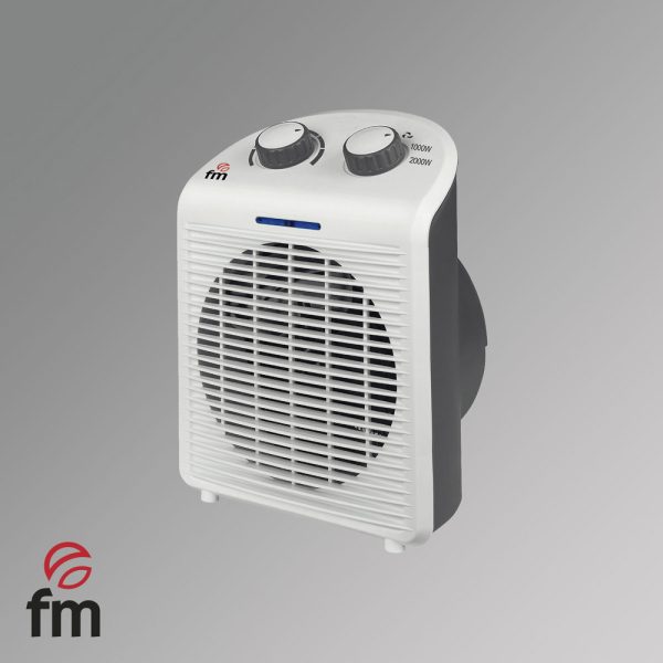 CALEFACTOR FM T22 VERTICAL 2000W IP21 ESPECIAL BAÑOS - Imagen 2