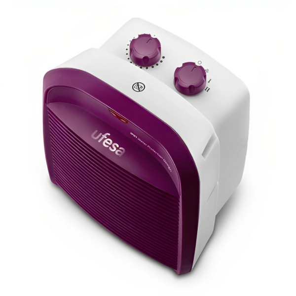 CALEFACTOR UFESA PERSEI PURPLE 83105505 2000W MORADO - Imagen 2