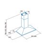 CAMPANA DECOR.CATA V7000 X/L INOX 70CM 420m/h 02085301 - Imagen 2