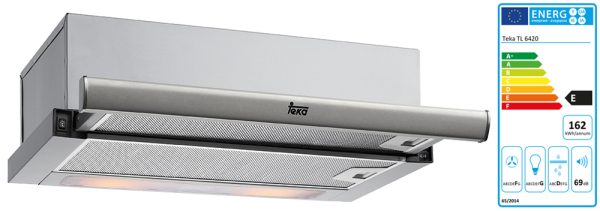 CAMPANA TEKA TL6420S INOX TELESC.60CM 40474260 - Imagen 2