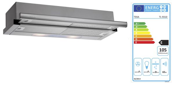 CAMPANA TEKA TL9310 INOX ATELESC.90CM 40474390 - Imagen 2