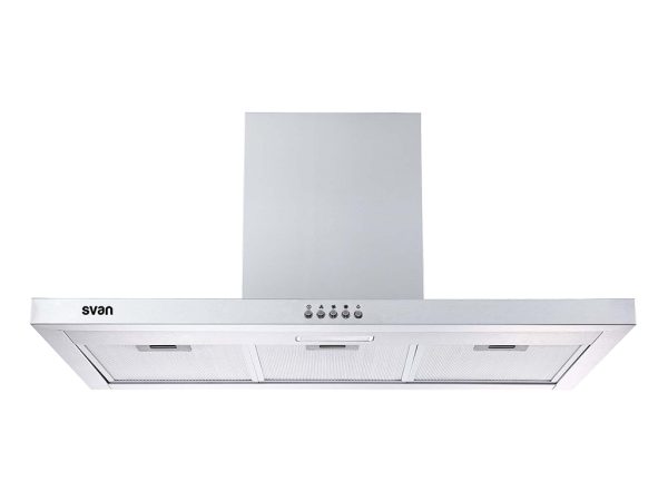 CAMPANA TIPO T SVAN SCPT900A1IX 90CM INOX 520m/h - Imagen 2