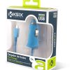 CARGADOR COCHE KSIX MICRO USB 1A AZUL B1740CR02AZ - Imagen 2