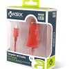 CARGADOR COCHE KSIX MICRO USB 1A CORAL B1740CR02C - Imagen 2