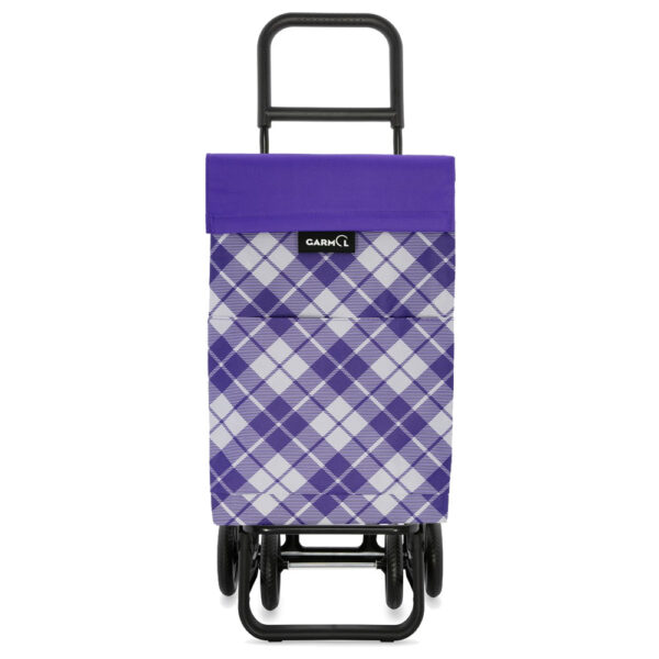 CARRO COMPRA GARMOL 6007 CUADRO G5 (6007G5 CP C-788) VIOLETA - Imagen 2