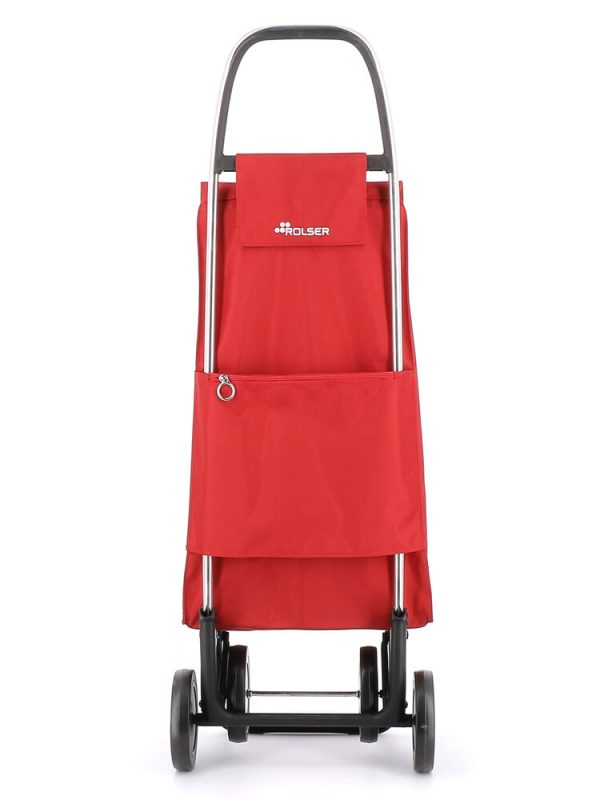 CARRO COMPRA ROLSER AKANTO MF 4 AKA013 ROJO - Imagen 3